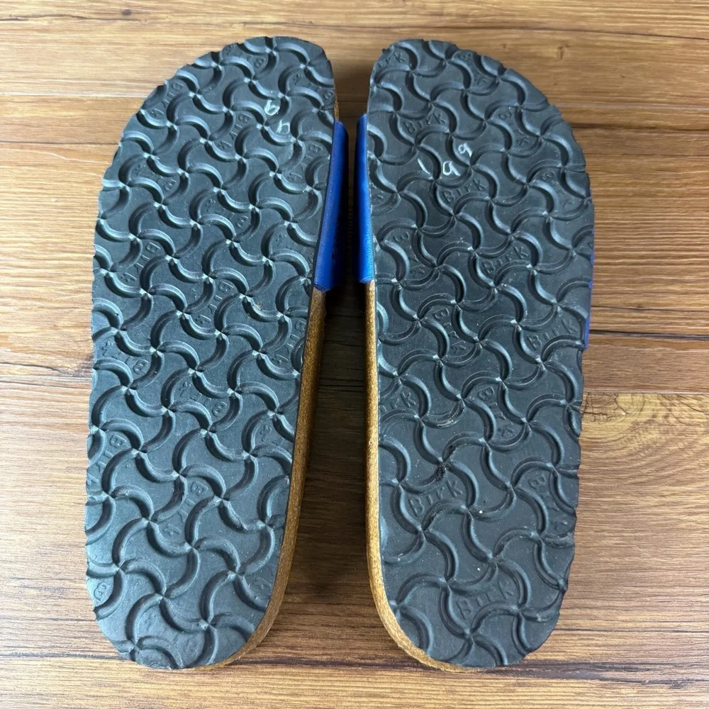 Birkenstock Madrid Blue Slides Sandals Women’s Size 7 (38) Shoes